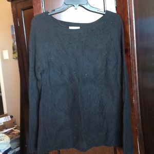 Loft black knit sweater